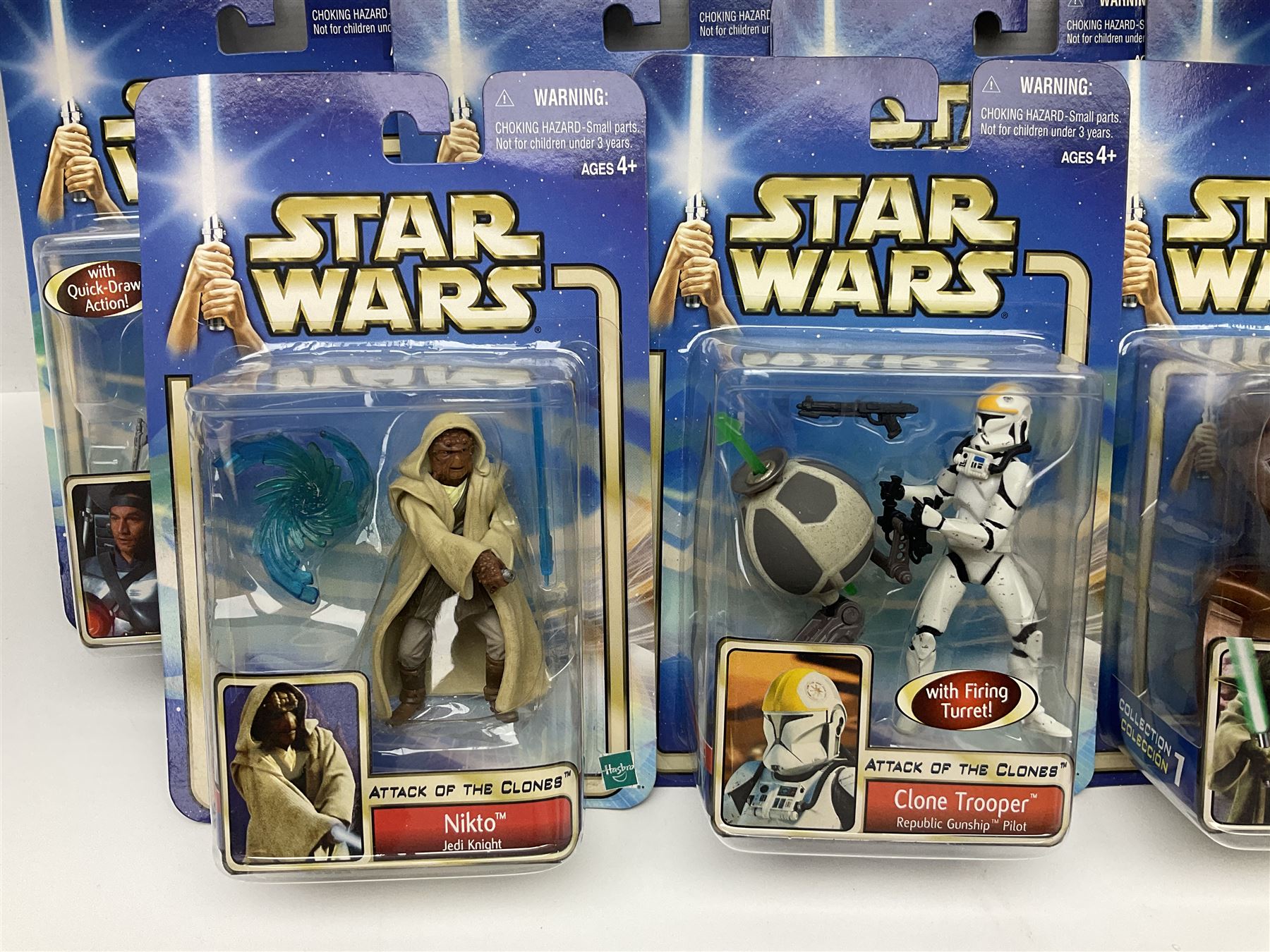 Star Wars - Attack of the Clones - thirty-two carded ac | Toys
