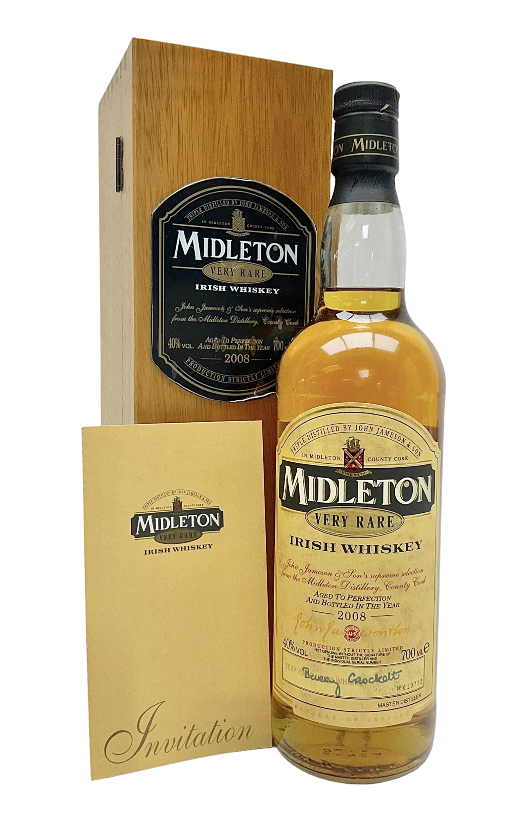 Midleton, 2008, Very Rare Irish Whiskey, 700ml, 40% vol, in presentation box