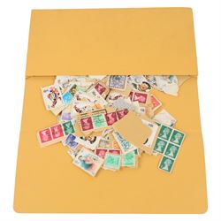 Great British and World stamps, early 20th century and later, in three albums and loose