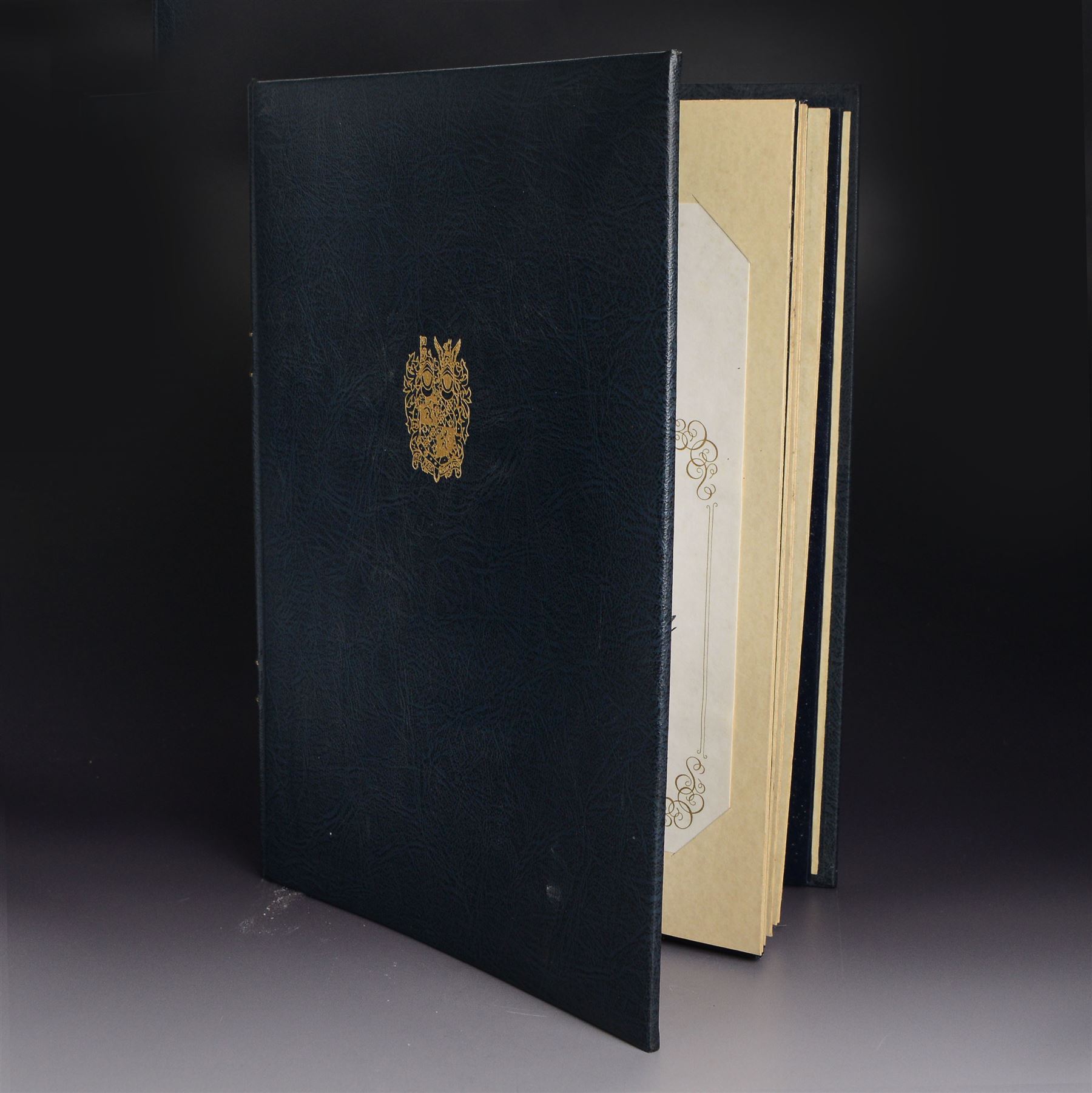 The Churchill Centenary Trust Medal Collection, 1974, a complete set of 24 silver-gilt medallions struck by John Pinches, issued by the Churchill Centenary Trust to commemorate the 100th anniversary of the birth of Winston Churchill; individually encapsulated with certificate of authenticity and housed in a leatherette display album