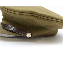 Royal Electrical and Mechanical Engineers, two caps and two officers berets, together with a spike bayonet 