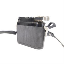 Nikon Calypso/Nikkor underwater camera serial no. 1051523, with a W-Nikkot 1;2.5 f=35mm lens serial no. 364257, together with a Nikonos Close Up Unit and an Enbeeco Compass Bearing Monocular 7x50 Field 7.1, contained within canvas soft carry case