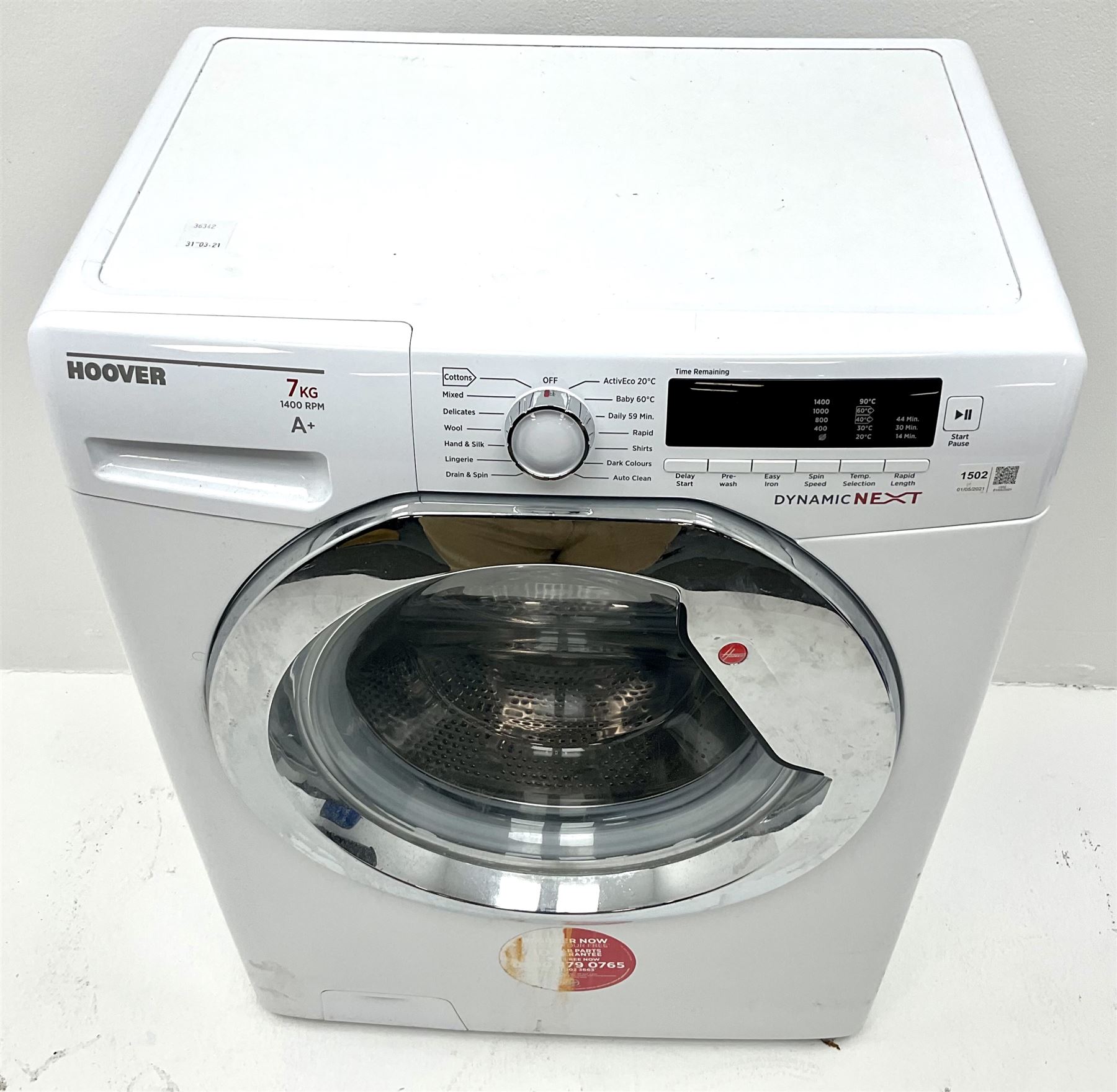 Hoover DXC4 C47W1/1-80 Dynamic Next 7kg washing machine