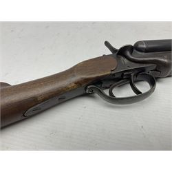 RFD ONLY AS ONE BARREL OUT-OF-PROOF -  – Belgian .410 folding side-by-side double barrel hammer shotgun with 66cm(26