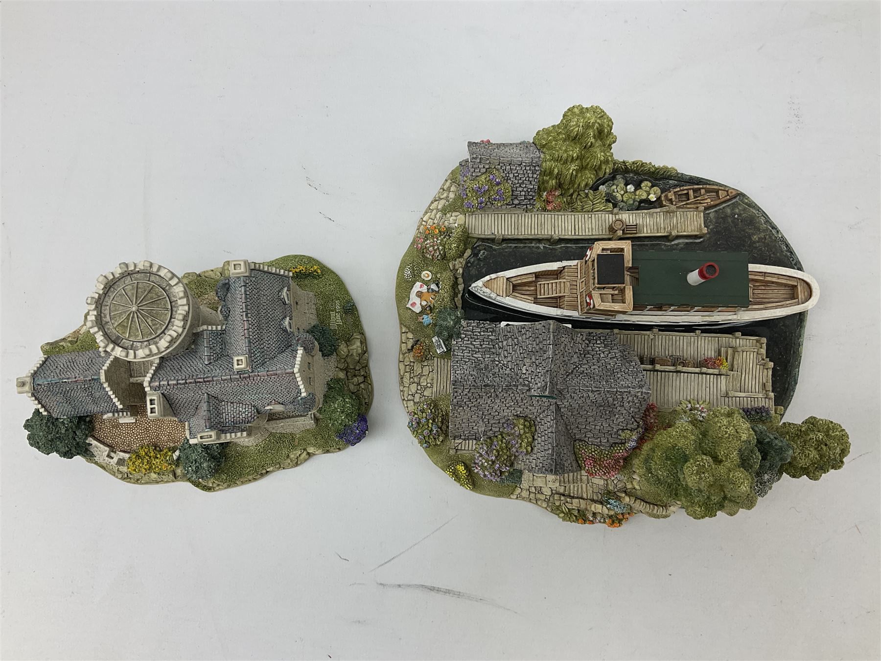 Seven Lilliput Lane cottages, comprising five limited edition examples, one French collection example and one Dutch collection, to include Queen of Windemere, Penkill Castle and Gertrude's Garden, all with boxes, four with deeds