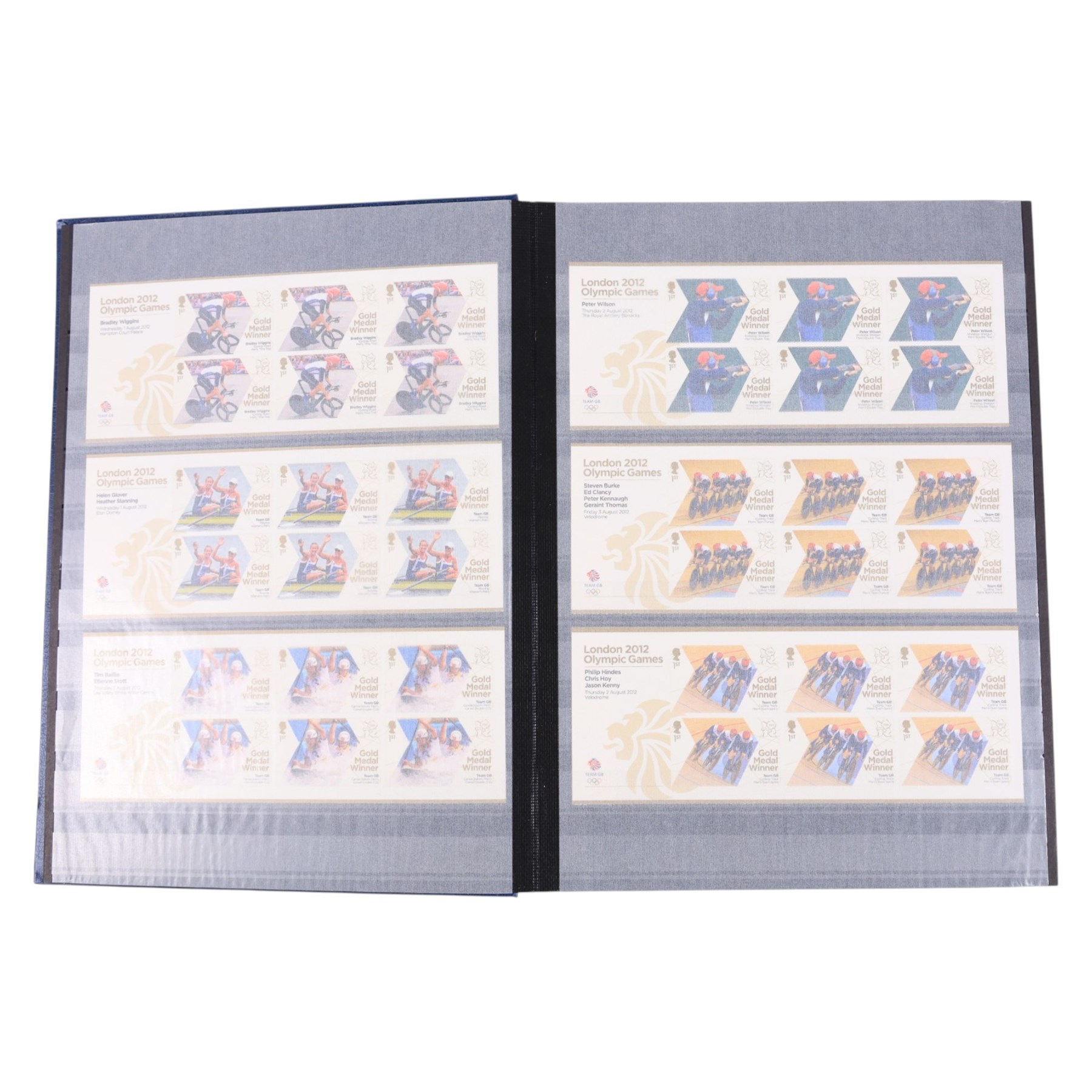 Queen Elizabeth II mint decimal stamps in two folders, face value of usable postage approximately 470 GBP