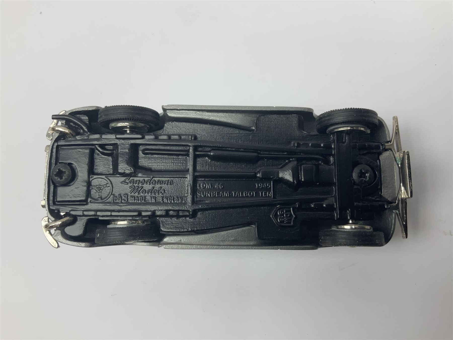 Three Lansdowne Models 1:43 scale models - 1965 Humber Sceptre MkII Four Door Saloon; 1970 Hillman Avenger 4-Door De Luxe (Firebrand Red); and 1945 Sunbeam Talbot Ten (Gunmetal Grey); all boxed (3)