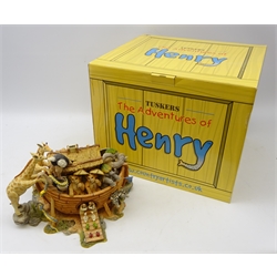  Tuskers The Adventures of Henry & Henrietta 'Two by Two' limited edition sculpture ft. light and sound no. 159/2000 with original box  