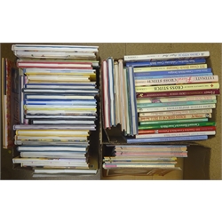  Collection of hardback Books & magazines relating to Cross-Stitch, in two boxes  