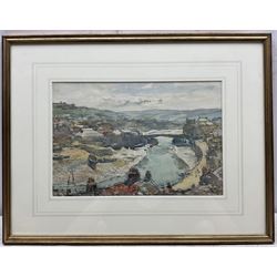 Frederic Stuart Richardson (Staithes Group 1855-1934): Whitby from Khyber Pass, watercolour signed 22cm x 34cm 
Provenance: private collection, purchased David Duggleby Ltd 14th September 2015 Lot 63