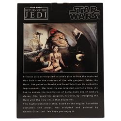 Limited edition Gentle Giant Star Wars Princess Leia as Jabba's Slave, limited edition no. 1066/5500 boxed with certificate of authenticity