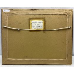 Alan R Yates (Hull 20th century): 'Beck End Beverley', watercolour signed, titled on label verso 24cm x 35cm