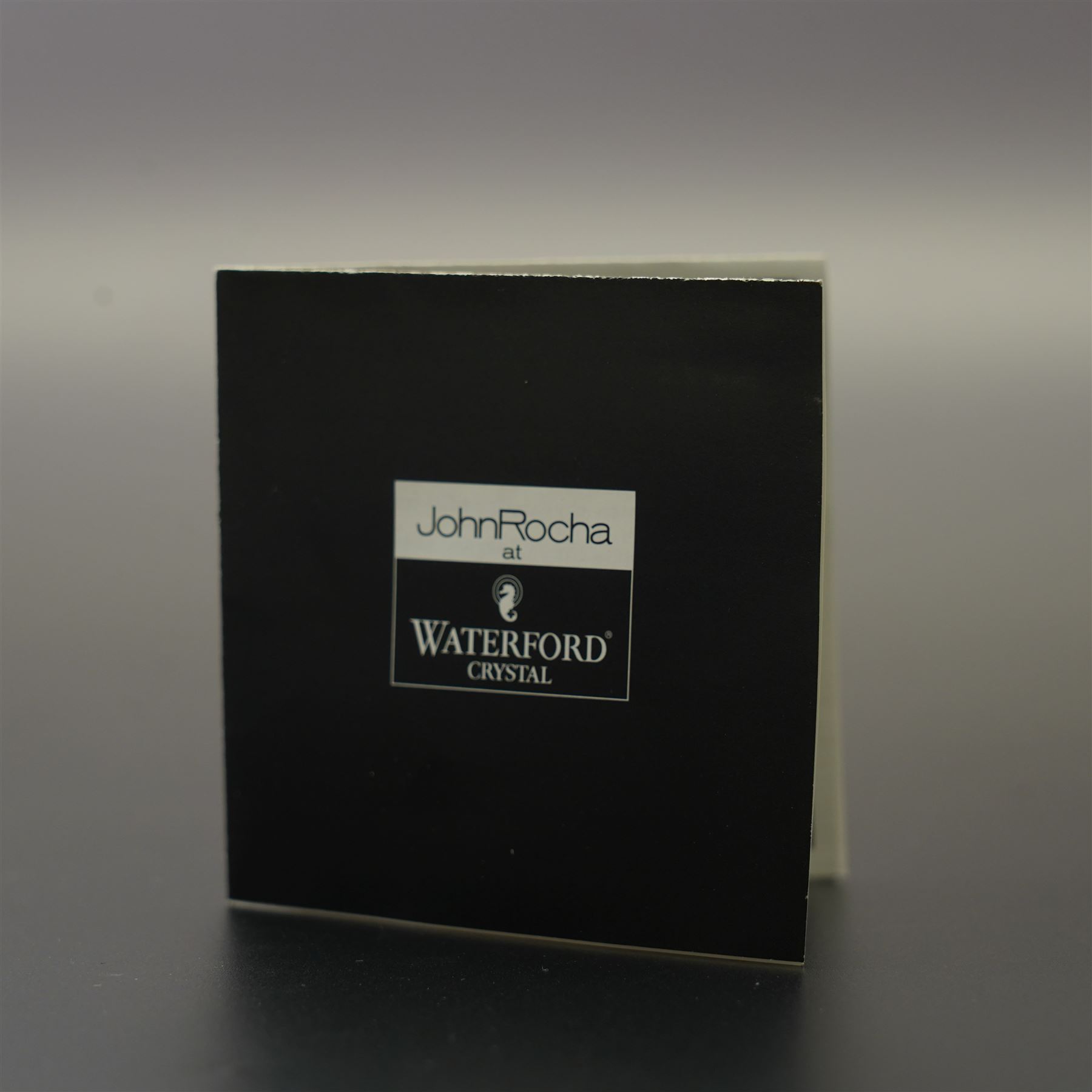 John Rocha for Waterford Crystal Imprint vase H30cm, boxed