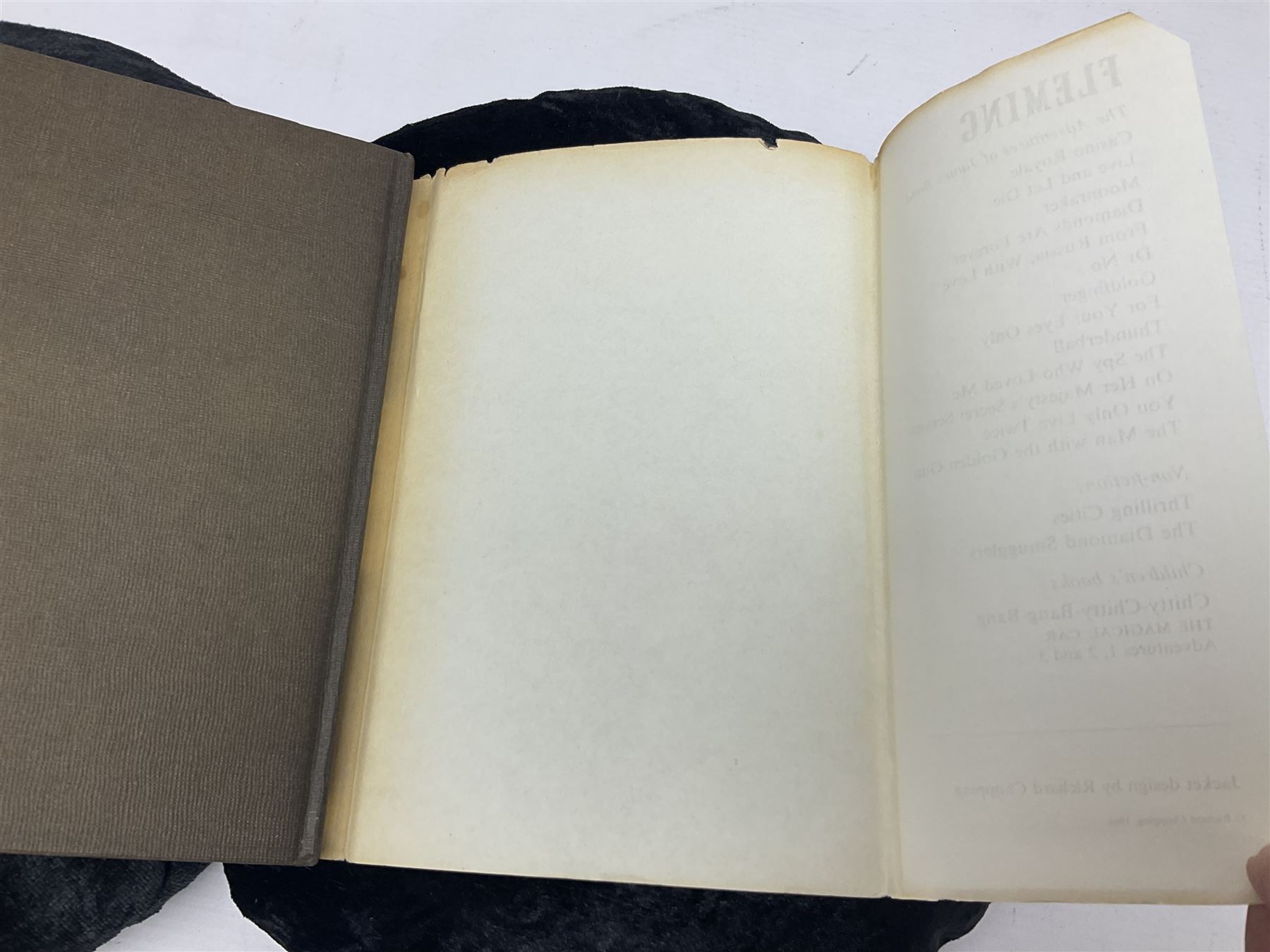 Ian Fleming: Octopussy and The Living Daylights. 1966 First edition with dustjacket; together with From Russia With Love. Book Club edition with dustjacket (2)
