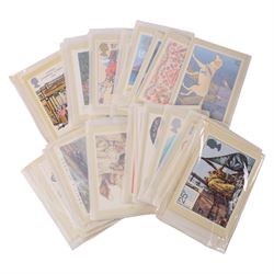 Great British and World stamps, including Isle of Man covers, other first day covers, State of Qatar stamps, etc, in two boxes