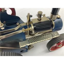 Wilesco steam roller traction engine, boxed