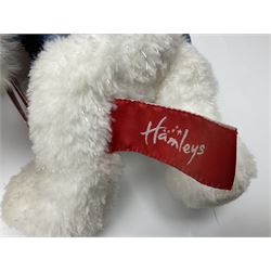 Eighteen Russ teddy bears including Ariella, Chloe, Spencer and Desmond,  mostly with tags, together with six other soft toys, tallest H42cm (24)