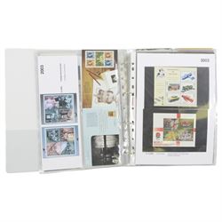 Queen Elizabeth II mint decimal stamps, mostly in presentation packs, face value of usable postage approximately 300 GBP