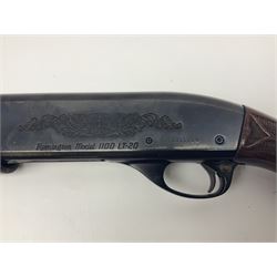 SECTION 1 FIRE-ARMS CERTIFICATE REQUIRED - Remington model 1100 LT 20-bore semi-automatic single barrel shotgun, the 60cm(23.75