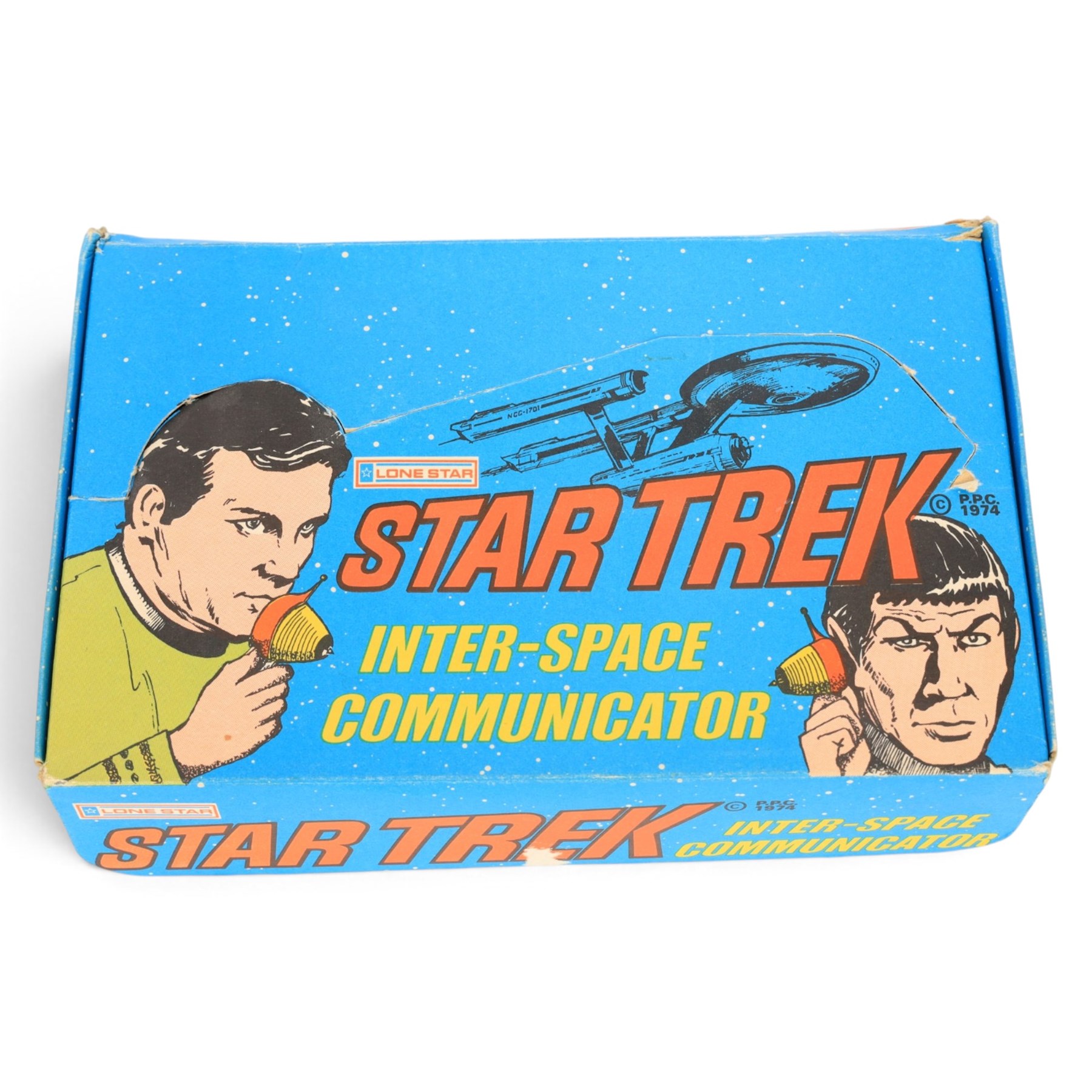 1970s Lone Star Star Trek Inter-Space Communicator, boxed with wire