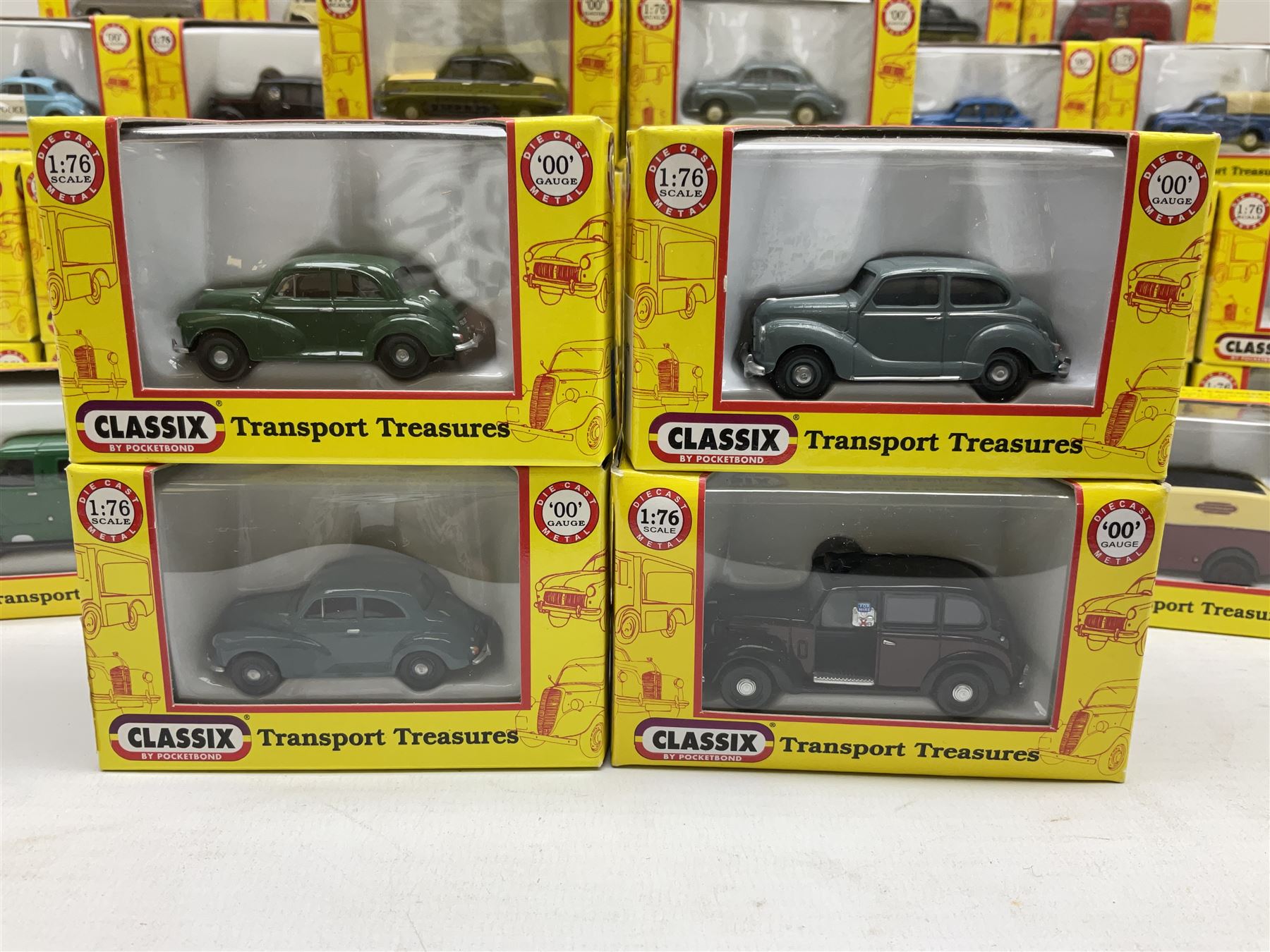 Seventy Classix Transport Treasures 1:76 scale die-cast models, all boxed (70)