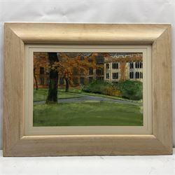 Susan Brown (Northern British 1956-): 'View from Weston Park Sheffield', watercolour signed and dated '94, titled verso on gallery label 34cm x 50cm 
Provenance: with the Bankside Gallery London, label verso