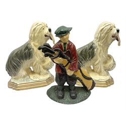 Pair of cast iron Dulux Old English shee