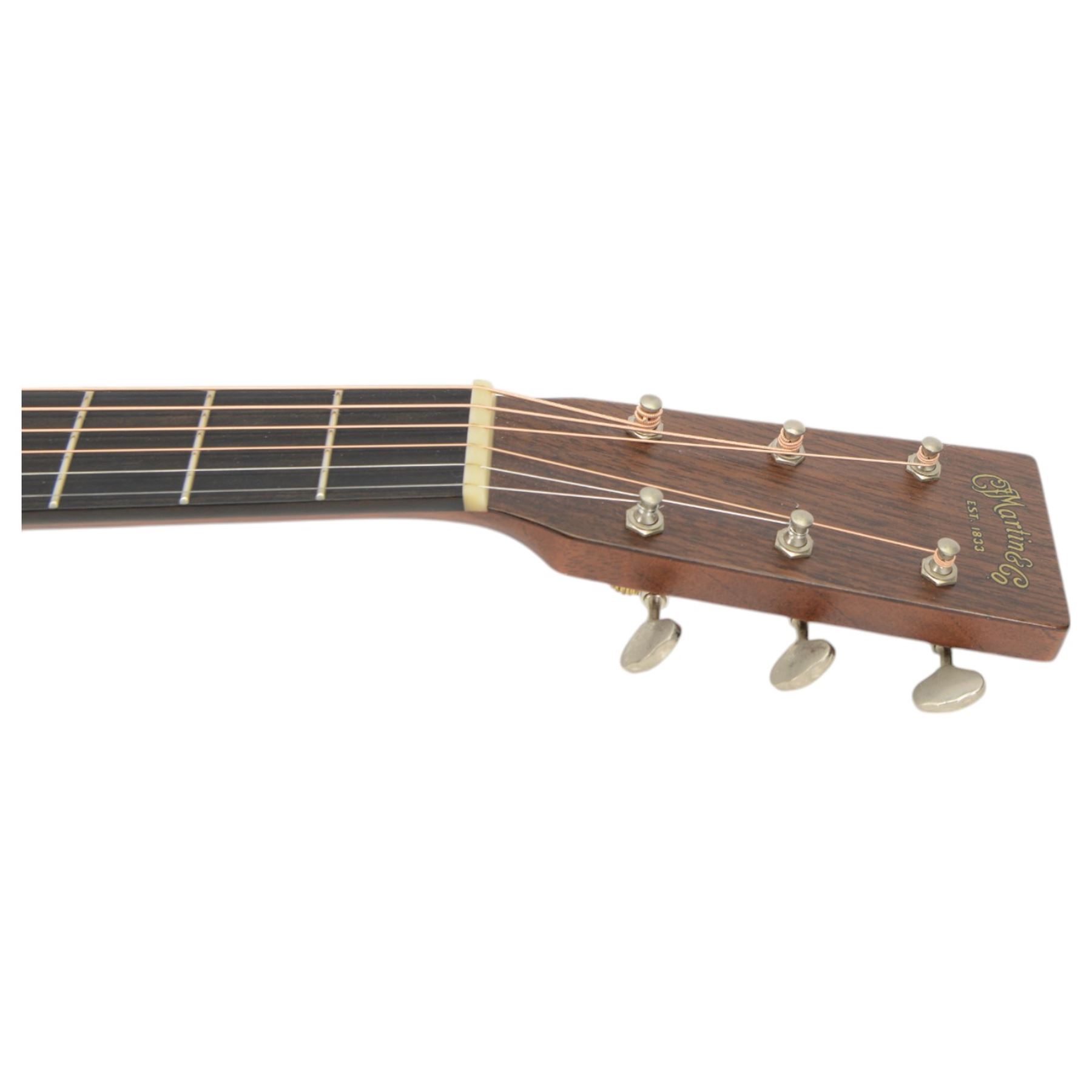 Martin OM-21 acoustic guitar 2017, with cedar top and mahogany neck, in original hard case, L101cm