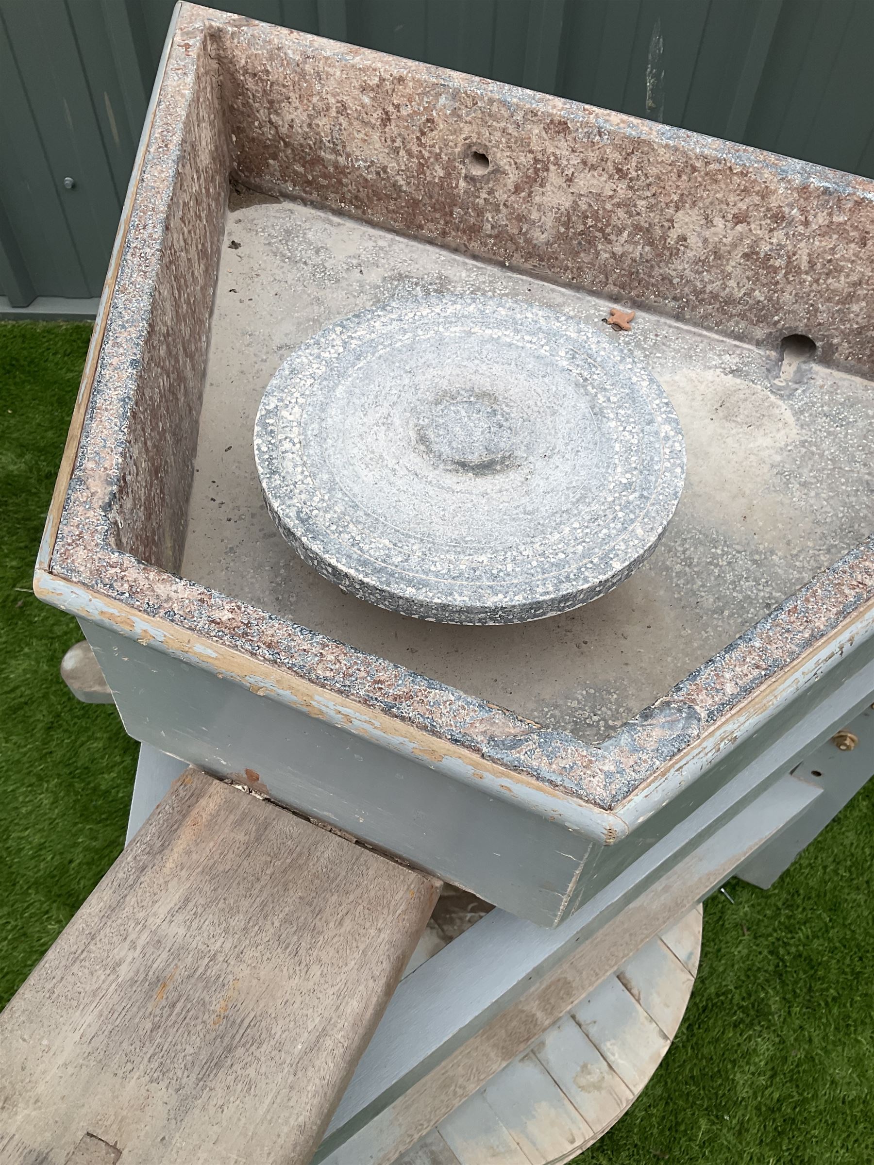 Woodleys joinery works limited Modified Leach potters wheel  - THIS LOT IS TO BE COLLECTED BY APPOINTMENT FROM DUGGLEBY STORAGE, GREAT HILL, EASTFIELD, SCARBOROUGH, YO11 3TX