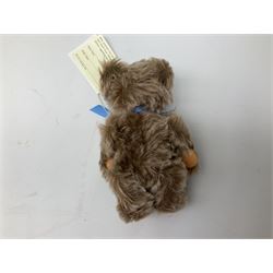 Steiff - limited edition Beatrix Potter's 'Mrs. Tiggy-Winkle' No.517/1500 EAN 661822; H22cm; boxed with tag; and 'Zotty 1960' with tags; H16cm; unboxed (2)