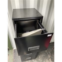 Metal filing cabinet with four drawers - THIS LOT IS TO BE COLLECTED BY APPOINTMENT FROM DUGGLEBY STORAGE, GREAT HILL, EASTFIELD, SCARBOROUGH, YO11 3TX
