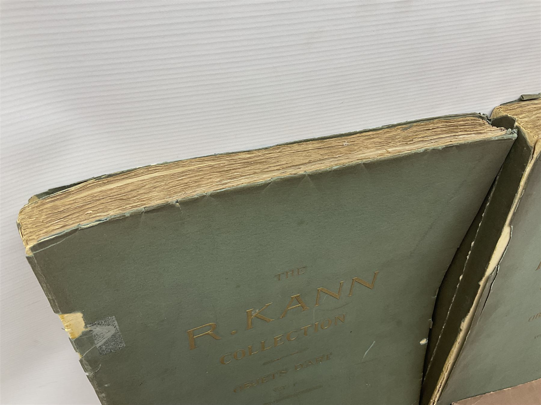 The R. Kann Collection, Objects D/Arts Vol I, Middle Age and Renaissance, and Vol II XVIIIth Century, together with The R. Kann Collection, Pictures, Vol I & Vol II, Paris, Charles Sedelmeyer 1907, photogravure plates