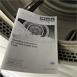 Miele novatronic T 240 tumble dryer - THIS LOT IS TO BE COLLECTED BY APPOINTMENT FROM DUGGLEBY STORAGE, GREAT HILL, EASTFIELD, SCARBOROUGH, YO11 3TX