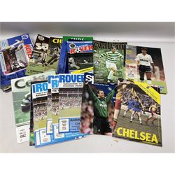 Quantity of football programmes - earliest Chelsea December 26th 1959 but most 1970s -1990s or later