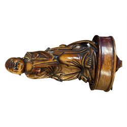 Silver photograph frame, two bibles with silver covers and other collectables including carved figures, 50 year calendar, etc 