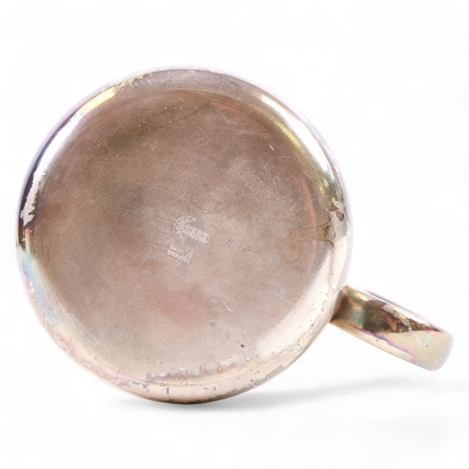 Football League Cup Runners Up tankard, awarded to Colin Appleton, captain of Leicester City for the 1964-65 season