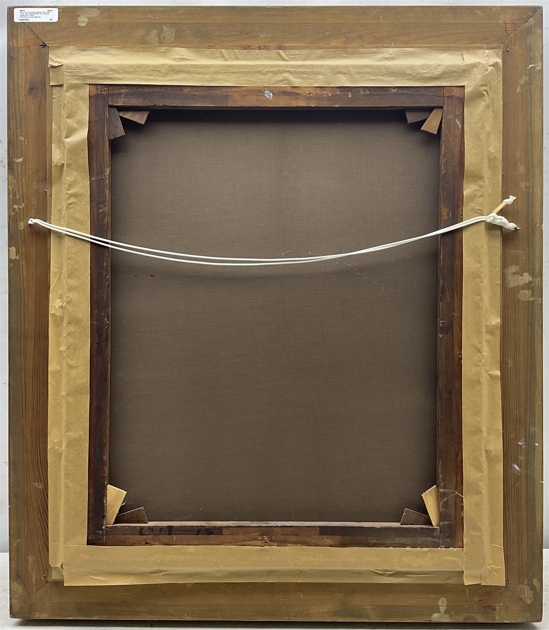 Henry John Yeend King (British 1855-1924): Young Lady Feeding Ducks, oil on canvas signed 60cm x 50cm 
Provenance: private collection, purchased James Alder Fine Art, Hexham