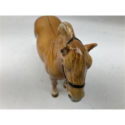 Beswick Norwegian Fjord Horse in Dun gloss, no. 2282, printed mark beneath, H16cm

