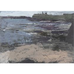 Peter Michael Hicks (British 1937-): Scarborough North Bay, pastel signed with initials 19cm x 27cm