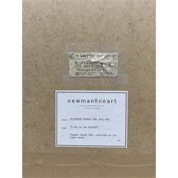 Elizabeth Sorrell (British 1916-1991): 'A Day at the Seaside', watercolour signed and dated 1981, titled verso 53cm x 35cm 