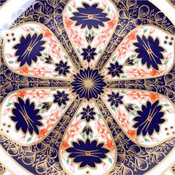 Royal Crown Derby Old Imari 1128 six dinner plates, D27cm