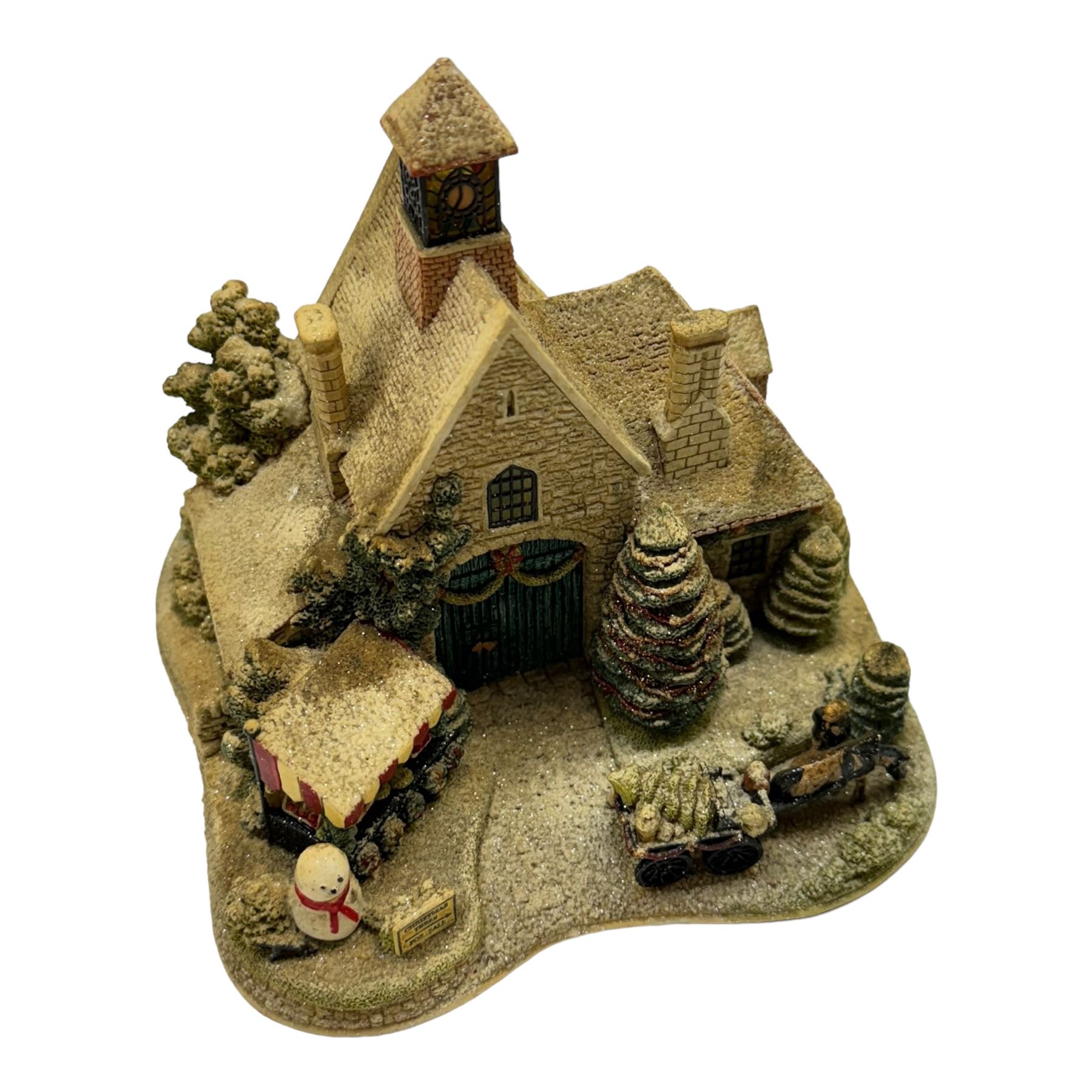 Two Lilliput Lane illuminated models, comprising Bluebell Line and Christmas Time, both boxed