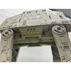 Star Wars - two unboxed vintage Star Wars vehicles comprising Millenium Falcon with 3 3/4