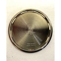 Omega Geneve automatic gentleman's stainless steel bracelet wristwatch, Ref. 	166.0191, Cal. 1012, silvered dial with date aperture, on original stainless steel bracelet