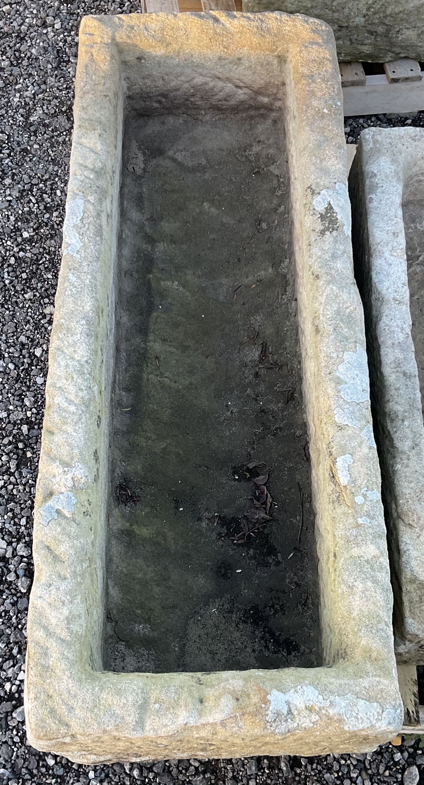 19th century rectangular stone trough - THIS LOT IS TO BE COLLECTED BY APPOINTMENT FROM DUGGLEBY STORAGE, GREAT HILL, EASTFIELD, SCARBOROUGH, YO11 3TX