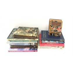 Fifteen books on marine artists including Mason Frank H.: The Book of British Ships. c1911; 'The Studio' : British Marine Painting with articles by A.L. Baldry. 1919; Roe F. Gordon: Sea Painters of Britain. 1948; Warner Oliver: An Introduction to British Marine Painting. 1948, etc