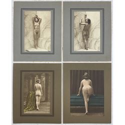 Set of four 1920s erotica photographs, max 19cm x 14cm (4)