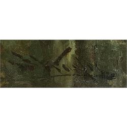 Stephen Frank Wasley (British 1848-1934): Busy Canal Scene Rouen, oil on canvas signed 75cm x 50cm