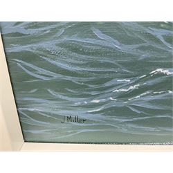 James Miller (British 1962-): 'Tuiga Leads Mariquita - Cowes Classics Week 2010', oil on canvas signed, titled verso 39cm x 49cm