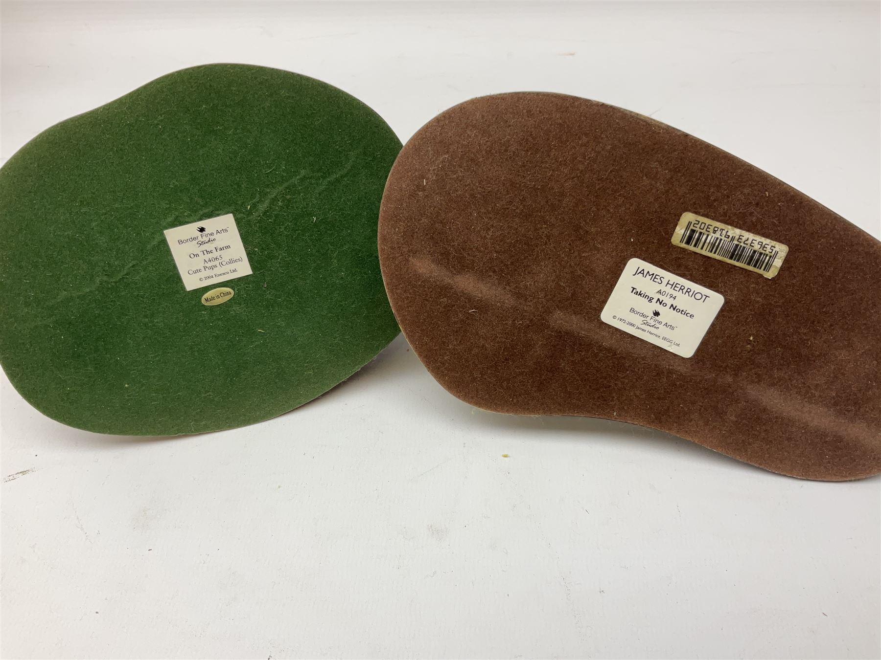 Border Fine Arts figures, to include Galloway Bull, A2692, Galloway Cow & Calf, A3790, Well Warmed, A1454, Found Safe, A0602 etc (7) 